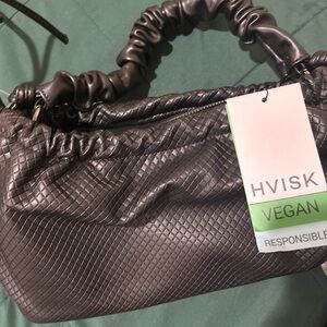 HVISK Vegan Black Shoulder Bag